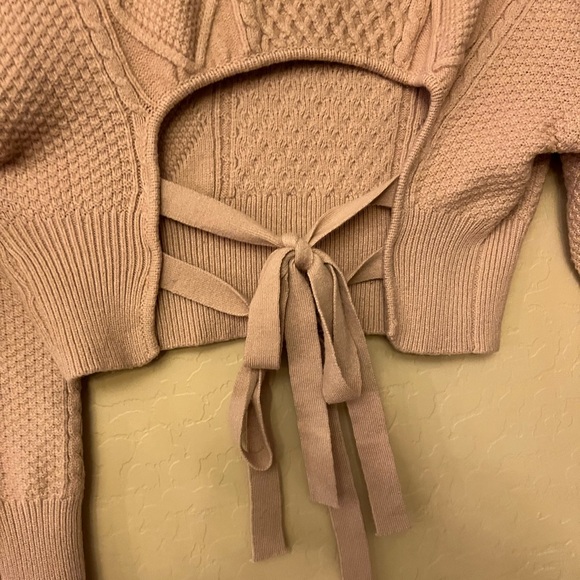 Fashion Nova Blush Pink Knit Sweater - Picture 7 of 9